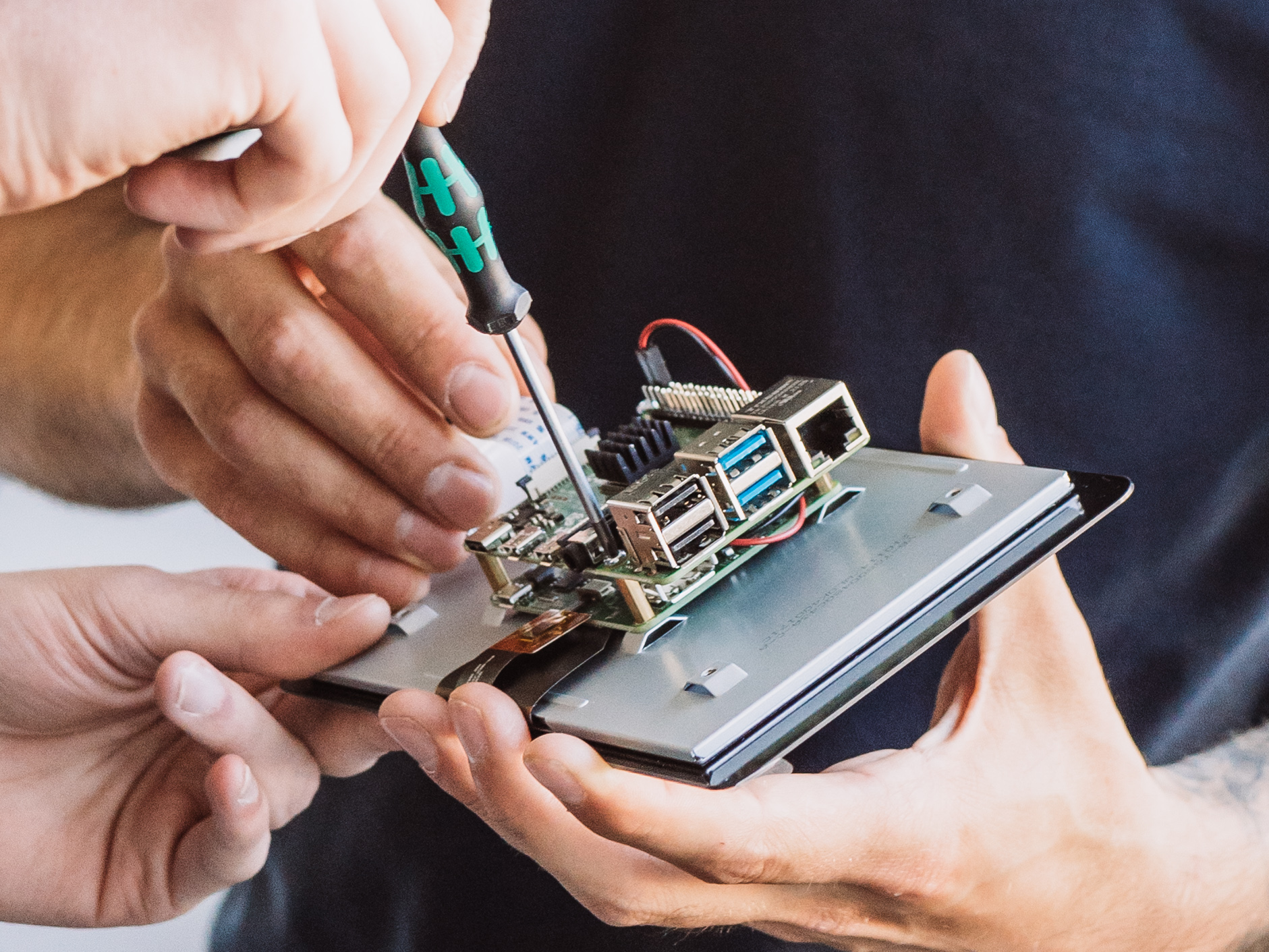 Techniker der OMG.DE GmbH im Einsatz