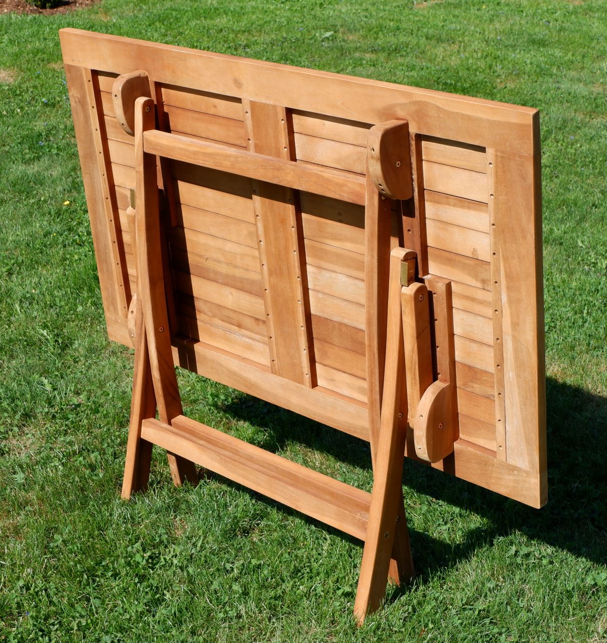 TEAK Gartentisch klappbar 120x70cm AVES
