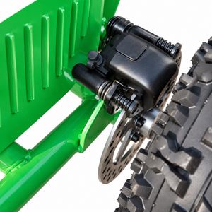 Kinderbuggy 80 ccm, 4-Takt – Hinterrad und Scheibenbremse