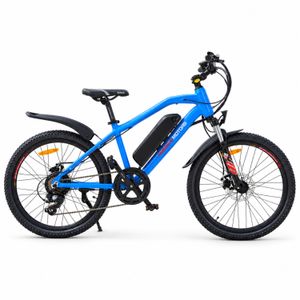 Kinder-E-Bike 24 Zoll, 250 W – Blau, Seitenansicht rechts Kinder-E-Bike 24 Zoll, 250 W – Blau, Seitenansicht rechts