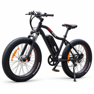 E-Fatbike Sport 750 W mit 48 V / 17,5 Ah – Frontansicht schräg links