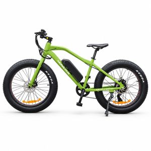 Kinder-E-Fatbike Monster 24 Zoll, 250 W – Grün, Seitenansicht links Kinder-E-Fatbike Monster 24 Zoll, 250 W – Grün, Seitenansicht links