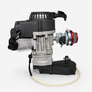 50-ccm-Zweitakt-Komplettmotor mit E-Start und Tuningteilen – Ansicht 1 50-ccm-Zweitakt-Komplettmotor mit E-Start und Tuningteilen, Studioansicht 1