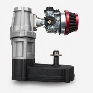 50-ccm-Zweitakt-Komplettmotor mit E-Start und Tuningteilen – Ansicht 3 50-ccm-Zweitakt-Komplettmotor mit E-Start und Tuningteilen, Studioansicht 3