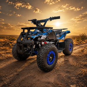 Kinderquad Spider 2.0 Blau Action