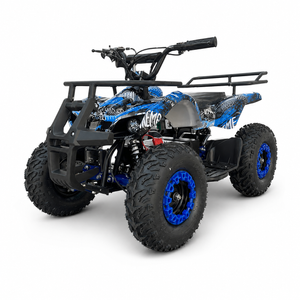 Kinderquad Spider 2.0 Blau Rueckansicht