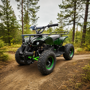 Kinderquad Spider 2.0 Camouflage gruen Action