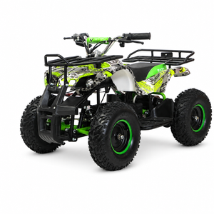 Kinderquad Spider 2.0 Graffiti gruen grau Front