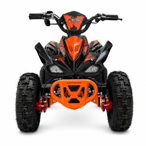 Elektro Pocketquad Q-Limited Orange Frontansicht Elektro Kinderquad 1000 Watt 36 Volt Q-Limited Orange – Frontansicht