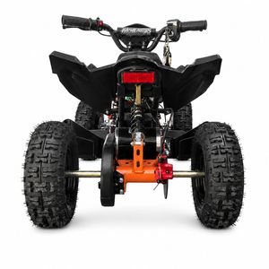 Elektro Pocketquad Q-Limited Orange Heckansicht Elektro Kinderquad 1000 Watt 36 Volt Q-Limited Orange – Heckansicht