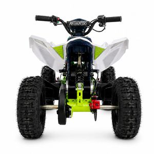 Elektro Pocketquad Q-Limited Grün Heckansicht Elektro Kinderquad 1000 Watt 36 Volt Q-Limited Grün – Heckansicht