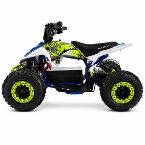 Elektro Pocketquad Q-Limited Grün Seite links Elektro Kinderquad 1000 Watt 36 Volt Q-Limited Grün – Seite links