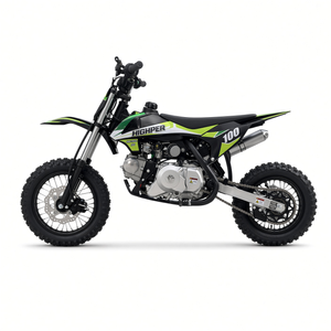 Dirtbike Kindermotorrad 70ccm 4 Takt E-Start Gruen Ansicht 03