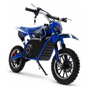 Kindermotorrad elektrisch 1000 W 36 V – Blau – Schrägansicht vorne 1 Kindermotorrad elektrisch 1000 W 36 V – Blau – Schrägansicht vorne 1