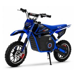 Kindermotorrad elektrisch 1000 W 36 V – Blau – Schrägansicht vorne 2 Kindermotorrad elektrisch 1000 W 36 V – Blau – Schrägansicht vorne 2