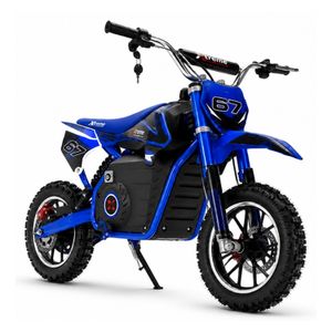 Kindermotorrad elektrisch 1000 W 36 V – Blau – Schrägansicht vorne 3 Kindermotorrad elektrisch 1000 W 36 V – Blau – Schrägansicht vorne 3