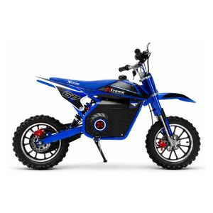 Kindermotorrad elektrisch 1000 W 36 V – Blau – Seitenansicht 2 Kindermotorrad elektrisch 1000 W 36 V – Blau – Seitenansicht 2
