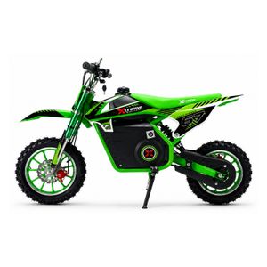 Kindermotorrad elektrisch 1000 W 36 V – Grün – Seitenansicht 1