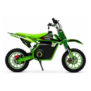 Kindermotorrad elektrisch 1000 W 36 V – Grün – Seitenansicht 2