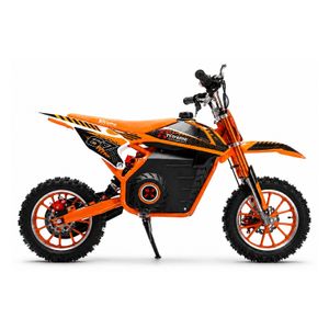 Kindermotorrad elektrisch 1000 W 36 V – Orange – Seitenansicht 1 Kindermotorrad elektrisch 1000 W 36 V – Orange – Seitenansicht 1