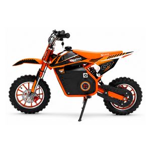 Kindermotorrad elektrisch 1000 W 36 V – Orange – Seitenansicht 2 Kindermotorrad elektrisch 1000 W 36 V – Orange – Seitenansicht 2