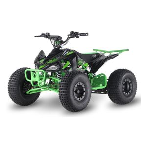 elektro kinderquad speedy limited 1500w 60v – gruen vorne schraeg