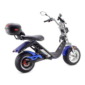 Dayi E-Thor 3.0 Elektroroller in Blau – schraeg hinten Dayi E-Thor 3.0 Elektroroller in Blau – schraeg hinten
