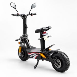 Elektroroller Speedstar 45, 2000 W – Heckansicht schräg links Elektroroller Speedstar 45, 2000 W – Heckansicht schräg links