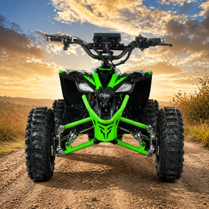 Werbebild Kinderquad 350W 48V Tiger mit Differntial in Wüste von vorne