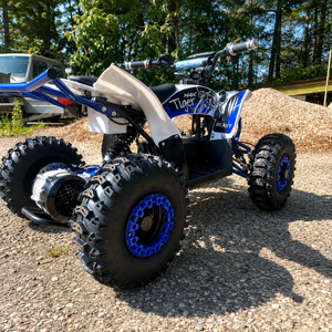 Blaues Elektro Kinderquad mit Differential – Modernes Design und leistungsstarke Technik