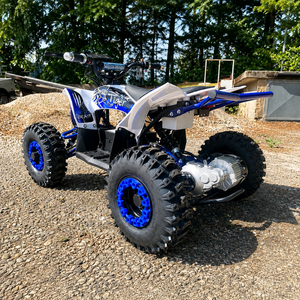 Blaues Elektro Quad für Kinder mit Differential – Sicheres und leistungsstarkes Kinderfahrzeug