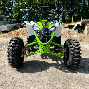 Grünes Elektro Quad für Kinder mit Differential – Sicheres und leistungsstarkes Kinderfahrzeug