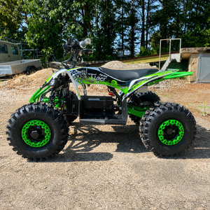 Leistungsstarkes grünes Elektro Kinderquad mit Differential – Für sicheres und spaßiges Fahren