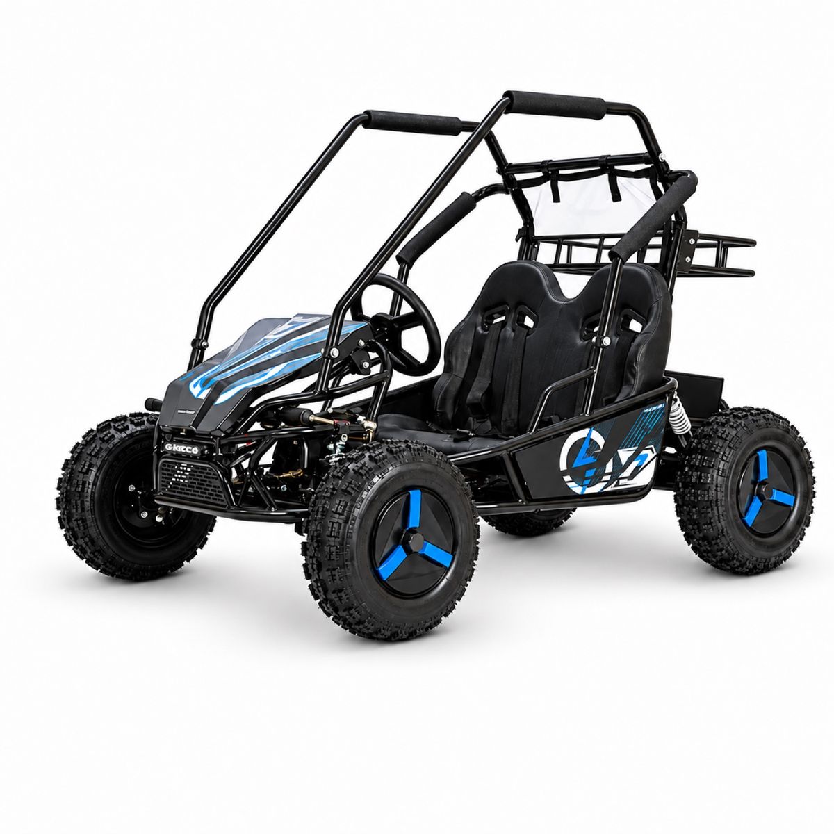 Elektro Gokart 2000 Watt Peak für 2 Personen, Körpergröße 1,20 bis 1,70 Meter