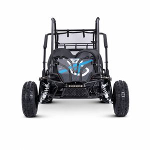 Kinderbuggy Gokart 2 Sitzer 2000 Watt 60 Volt blau Frontansicht Kinderbuggy Gokart 2 Sitzer 2000 Watt 60 Volt blau Frontansicht