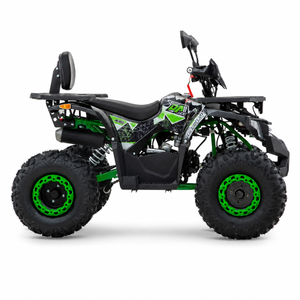 Elektro-Kinderquad FC1500 mit robustem Offroad-Design und grün-schwarzen Akzenten Seite Rechts