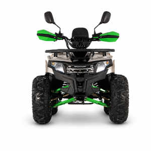 Quad ATV Elektrisch mit 1500W 60V in weiß / Grün Vorne LED und Flutlicht