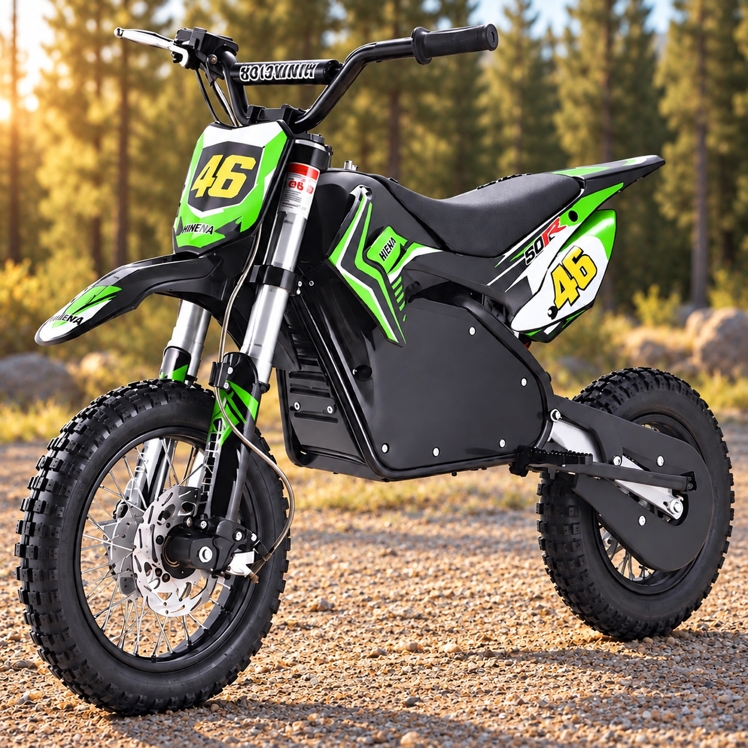 HIGHPER Kinder-Dirtbike 12/10 – 1200 W, 48 V / 14 Ah