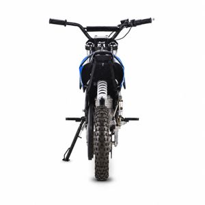 HIGHPER Kinder-Dirtbike 12/10 – 1200 W, 48 V / 14 Ah Blau – Heckansicht HIGHPER Kinder-Dirtbike 12/10 in Blau: in Heckansicht.
