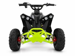 Kinderquad elektrisch Rengegat 3.0 - 1200W 48V schwarz seite vorne