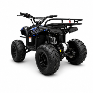 Kinderquad Sirius ATV 13 EC blau hinten links