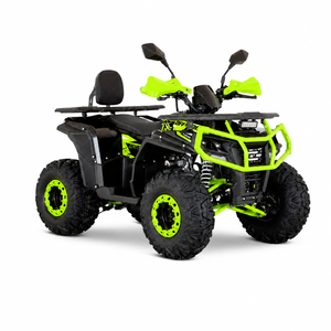 AFP125 Kinderquad 125 ccm Grün Schwarz Front-Dreiviertel rechts