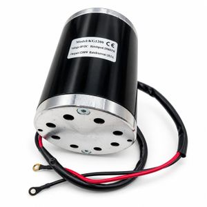 Elektromotor 48 V 1200 W KG1200 mit Anschlusskabel – Ansicht 1 KG1200 48-V-1200-W-Motor mit Anschlussleitungen, Ansicht 1