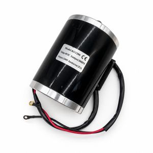 Elektromotor 48 V 1200 W KG1200 mit Anschlusskabel – Ansicht 2 KG1200 48-V-1200-W-Motor mit Anschlussleitungen, Ansicht 2