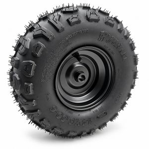Komplettrad 14 × 5.00-6 Tubeless für Renegat 3.0 und Bully mit schwarzer Felge