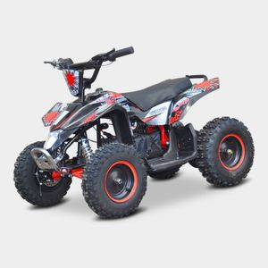 elektro kinderquad highper 1000w 36v – rot vorne schraeg
