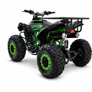 Quad Atv 125ccm Verbrenner Grün  Schräge hinten