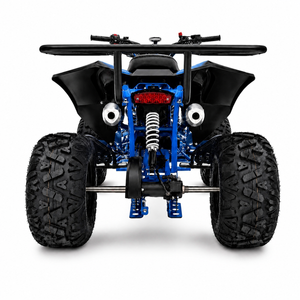 Quad Atv 125ccm Vebrenner Blau  Seite hinten