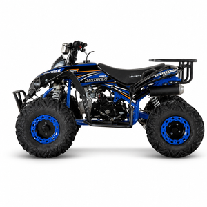 Quad Atv 125ccm Vebrenner Blau Seite Links