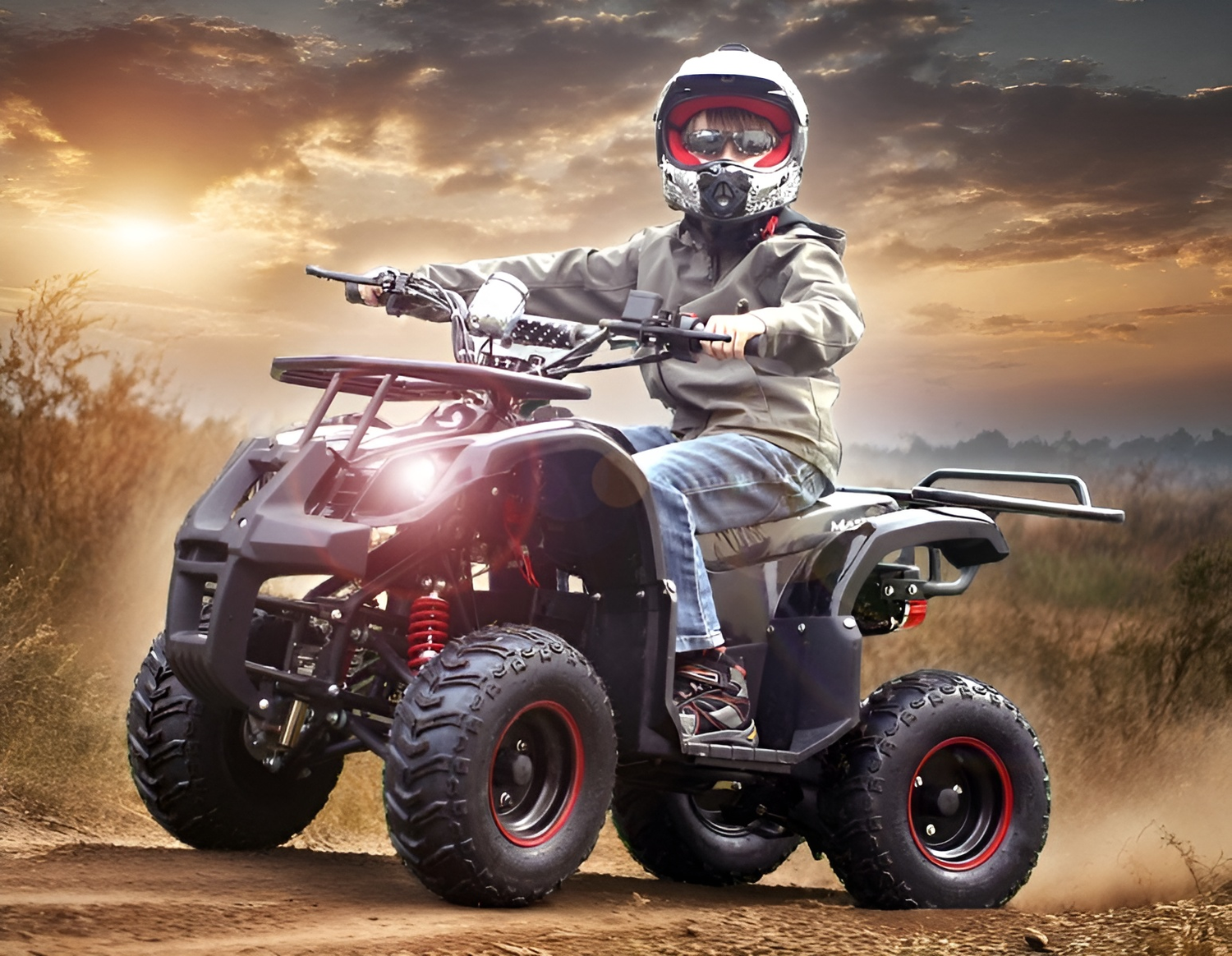 Elektrisches Kinderquad Mittelklasse, Körpergröße 1,20 bis 1,60 Meter